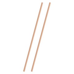 2-Pack Copper Round Rod 4mm x 200mm T2 Copper Stock