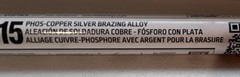 Stay-Silv 15 Brazing Rod 18 in Phos-Copper Silver Alloy AWS A5.8 BCuP-5 (10)pcs