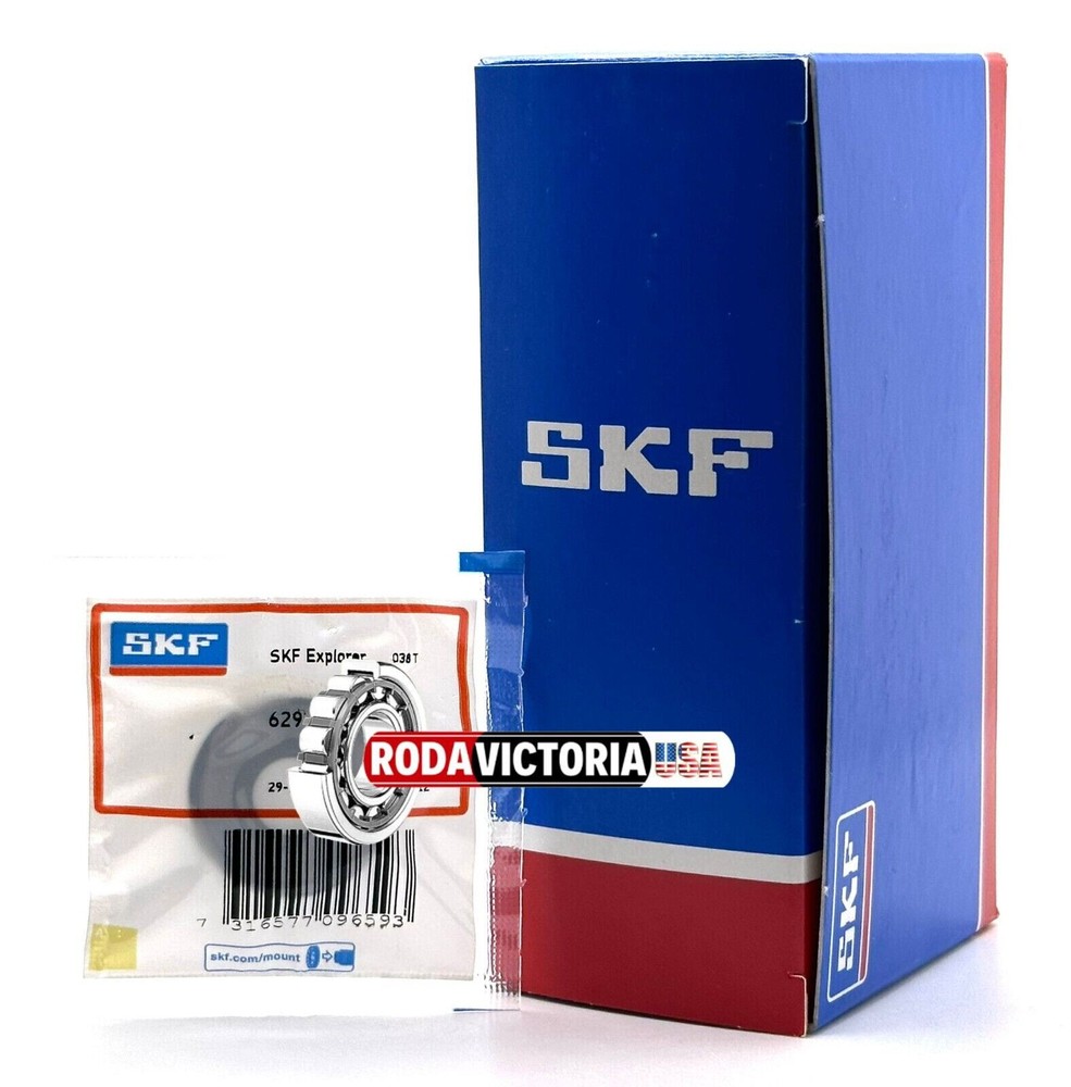 SKF 629 C3 DEEP GROOVE BALL BEARING, OPEN TYPE, NO SEALS 9x26x8mm
