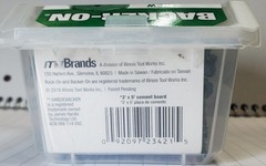 3 Packs 100ct Ea.Backer-On No. 9 X 2-1/4 in Star Round Flat Head Serrated Screws