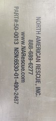 North American Rescue Backboard Spine Board MPN 50-0013 Emergency Medicine