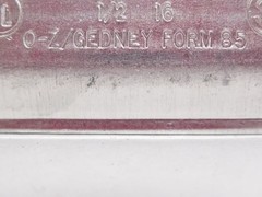 194828 Old-Stock; OZ Gedney BS50A Lot-2 Aluminum Conduit Body Covers; 1/2″