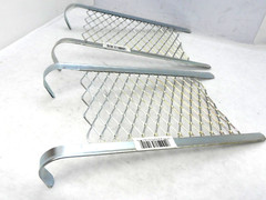 (Lot of 2) Gam 1 Gal Metal Bucket Screen Grid PT-0310 Silver Rust Resistant (HR)