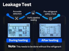 Digital HVAC Manifold Gauge AC Refrigerant R134a R410a R32 R1234yf R454B w/ LCD