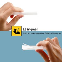 5pk DYMO LetraTag Refill 91331 White Plastic Lable Tape 12mm Compatible LT-100H
