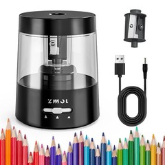 Electric Pencil Sharpener for Kids – 3 Modes, Battery Powered & USB, Tungsten…