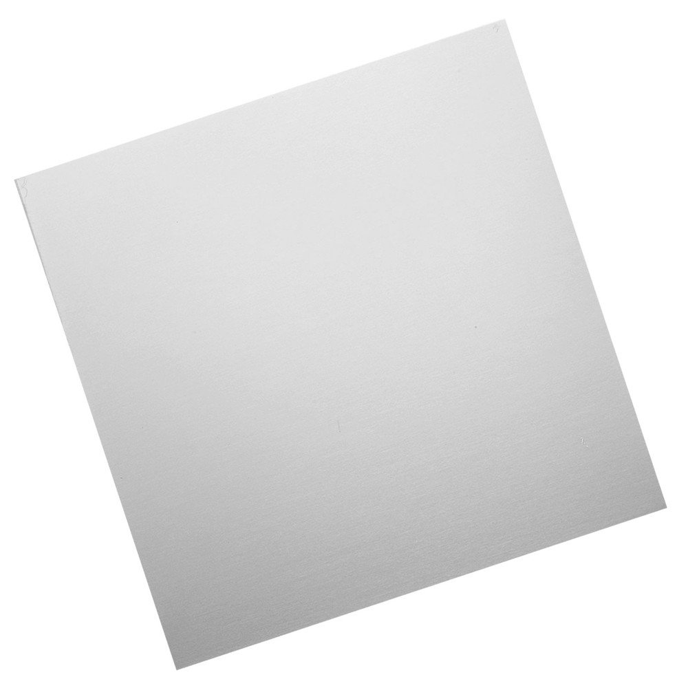 304 Stainless Steel Sheet Plate 12″ x 12″ 18 Gauge 1mm with Glove Silver