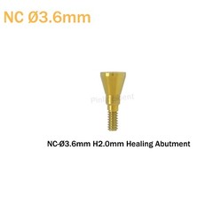 Dental Healing Abutment NC Ø3.6/4.8mm Dia Cover Screw fits ITI Straumann BL/BLT