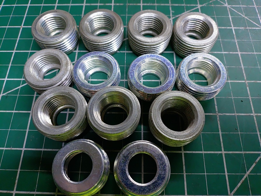 (Lot of 13) Conduit Reducer Bushing Coupling 1″ to 1/2″