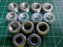 (Lot of 13) Conduit Reducer Bushing Coupling 1″ to 1/2″