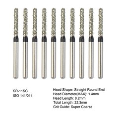 Dental Diamond Bur FG High Speed Bur Pear Round Taper 830 856 850 Chamfer Coarse