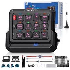Multifunction 12 Gang Wireless Switch Panel RGB Circuit Relay Box Remote Control