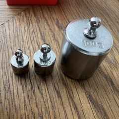 Calibration Weights Set 100g 10g 5g for Physical Laboratory, Medical, Dental