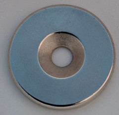 Neodymium Countersunk RIng Magnet 3/4″ Diameter, 3MM Hole – HIGH N50 Power