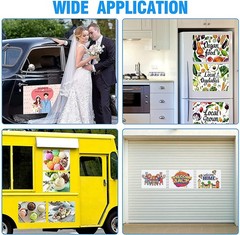 11.5″ x 17.5″ Magnetic Sheet Roll Blank White Vehicle Sign Printable Car Magnet