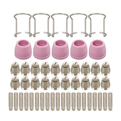 KIT TIPS CUT50 60Amp 50pcs SG-55 AG-60 WSD-60 Plasma Cutter Torch Consumables