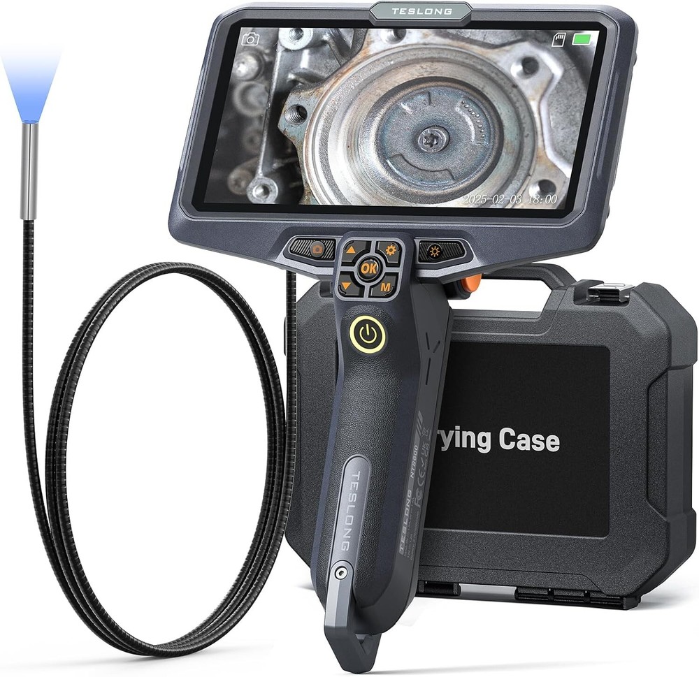Teslong Ultra-Thin 3.9mm Borescope Inspection Camera Industrial Endoscope 6″ IPS