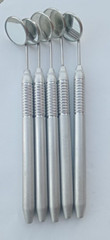 Dental Mouth Mirror #5 Unique Hollow Handle Dental Instruments Dentist 10 PCS
