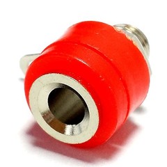 4mm Banana Female Socket, Red Black Panel Mount Jack with Screw or Solder Ter…