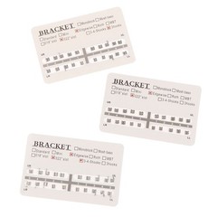 20pcs/set Dental Orthodontic Mini Edgewise Metal Bracket with/no hooks