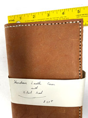 Handsewn Leather Journal Cover with Blank Book Vintage – Artisan Made, Brown NEW