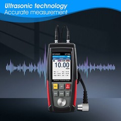 Digital Ultrasonic Thickness Gauge Meter Tester 1-300mm Tool for Metal Cast Iron