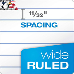 Oxford Filler Paper 8 x 10-1/2 College Rule 3-Hole Punched Loose-Leaf Paper 500
