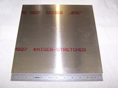 6061-T6 Aluminum Sheet 0.090″ x 12″ x 12″ Kaiser USA with Mill Cert