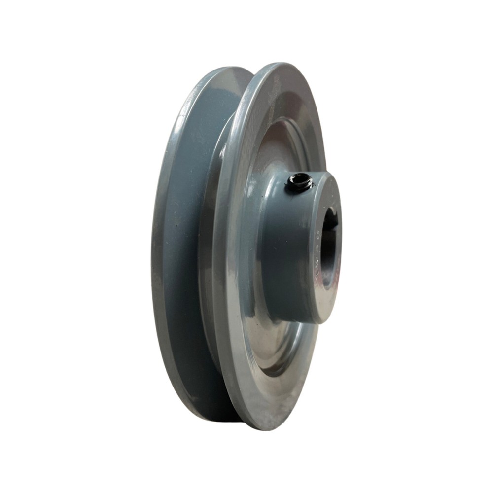 Cast Iron 3.5″ Single Groove V Style Section A Belt 4L for 3/4″ Shaft Pulley