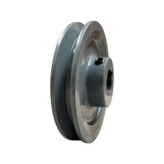 Cast Iron 3.5″ Single Groove V Style Section A Belt 4L for 3/4″ Shaft Pulley