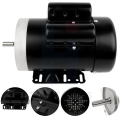 Electric Motor 3HP General Purpose Motor Single Phase 3450RPM 56C 208-230V TEFC