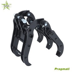 0.8 T -1.5 T Mini Excavator Attachment Grapple Wide Opening Grabber Attachment
