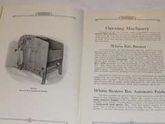 7 VINTAGE 1928-1940 WHITIN TEXTILE MACHINERY ILLUSTRATED CATALOGS! FOR COTTON!