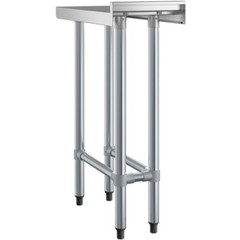 24″W x 12″L Stainless Steel Restaurant Equipment Filler Table with Open Base