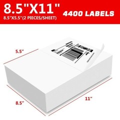 Labels Premium Mailing Shipping 8.5×5.5 Half-Sheet Self Adhesive 110 -13200 USA