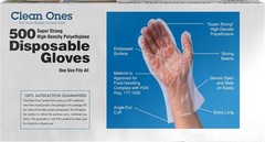 Kitchen-Ready Poly Gloves, 2000 Pack