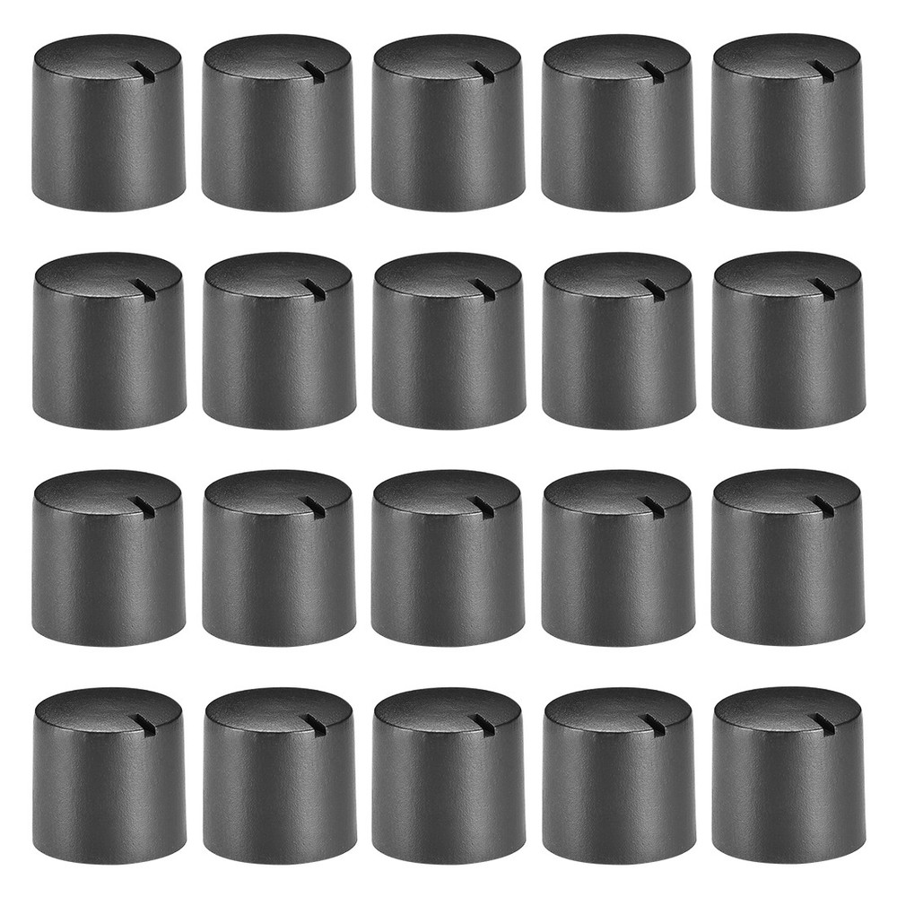 20Pcs 6mm Knob for Speaker Effect Pedal Amplifier Potentiometer Knob 14x14mm