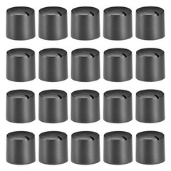 20Pcs 6mm Knob for Speaker Effect Pedal Amplifier Potentiometer Knob 14x14mm