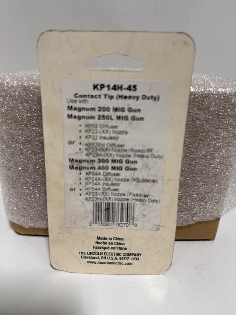 Magnum KP14H-45 0.045″ MIG Welder Contact Tips – New In Box