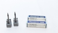 2) Solid Carbide Ball End Mill .060 Dia .090 LOC 3FL C3 Harvey Tool 823460-C3