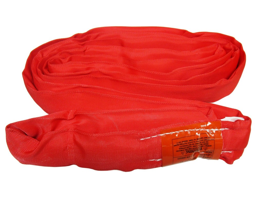Endless Rim Sling Red 6 FT Domestic Crane Wrecker Choker Tow Strap 26,400 lbs