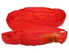 Endless Rim Sling Red 6 FT Domestic Crane Wrecker Choker Tow Strap 26,400 lbs