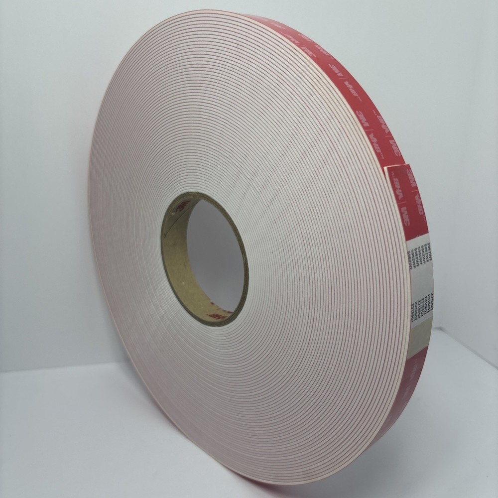 New! VHB 3M 5962WF White Double-Sided VHB Adhesive Tape 3/4” x 36 yards 5962 QTY