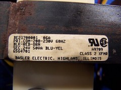 New Lennox 65G47 65G4701 Rooftop Transformer BE21700001 PRI-208-230V SEC-24V50VA