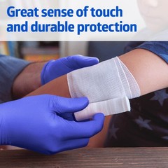 Medline FitGuard Touch Nitrile Exam Gloves, 300 Medium (Box of 300), Blue