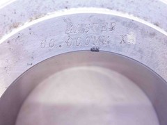 60.000 CLASS X MASTER PLAIN BORE RING GAGE ONSIZE 60.000 mm 2.3622 60.00
