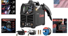 Versatile 3-in-1 145A MIG Welder with Large LCD & Advanced IGBT Technology