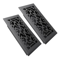 4×8 Inches Air Floor Vents Register Ease Adjust Air Flow Savannah Design-Heav…