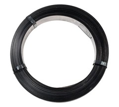 1/2″x0.020″x3080′ Black Steel Strapping Coil 1100 lbs BS for Packaging