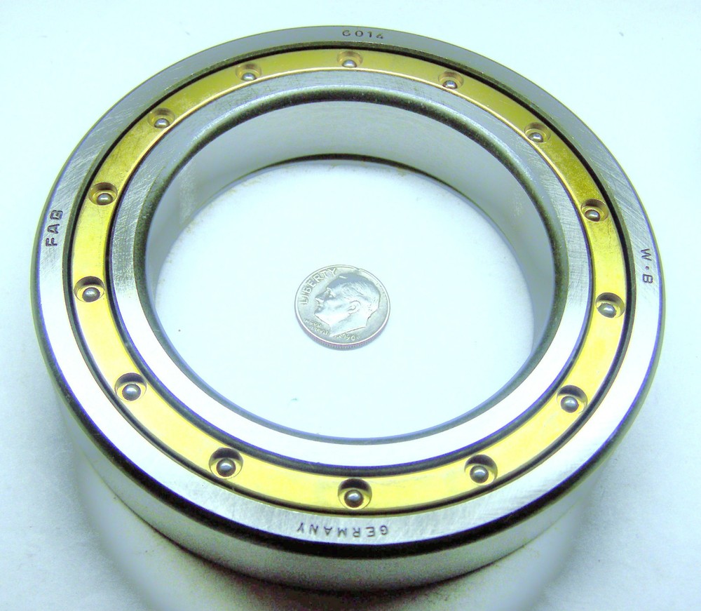 NAVY JP5 SYSTEM SKF FAG 6014 6014M NOS BALL BEARING BRASS RETAINER 110 70 20 MM